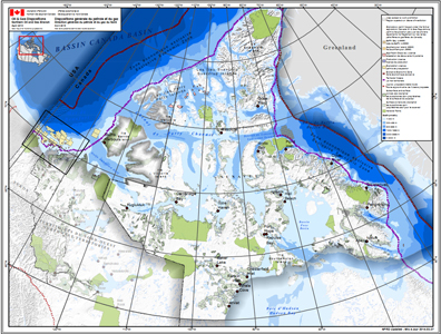 Northern Canada Disposition Map