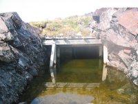 L'entrée de la mine d'argent de la baie Roberts