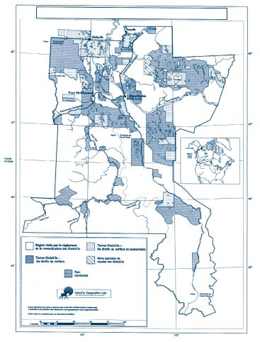 La région par le règlement de la revendication des Gwich'in