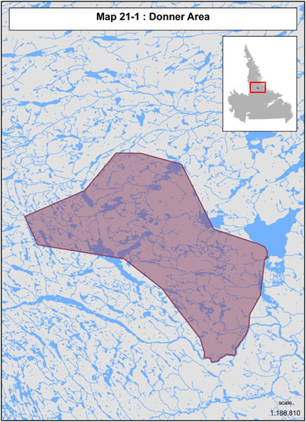 Map 21-1: Donner Area