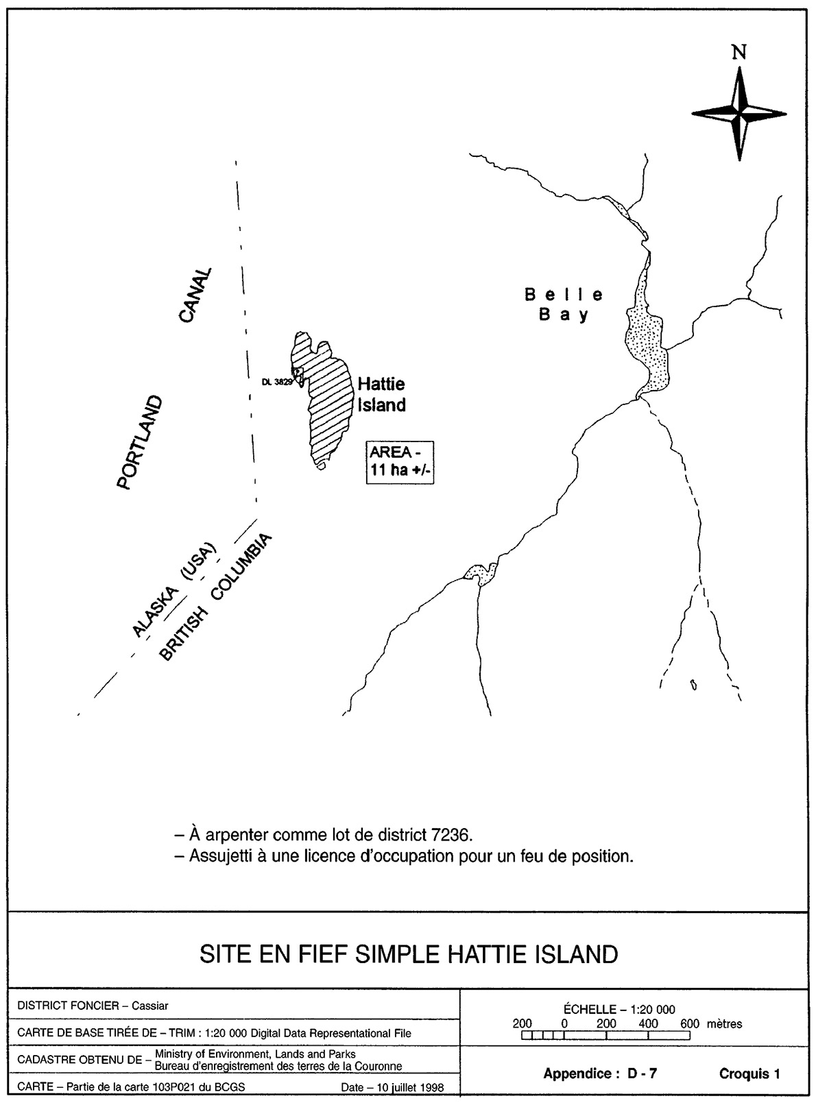 Croquis de Hattie Island