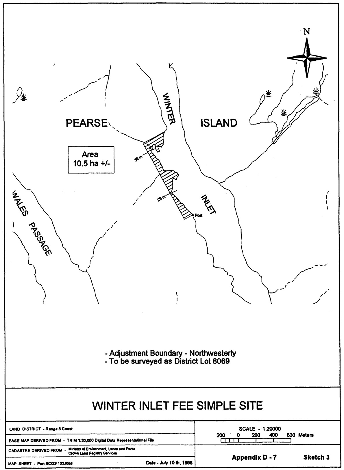 Sketch of Winter Inlet