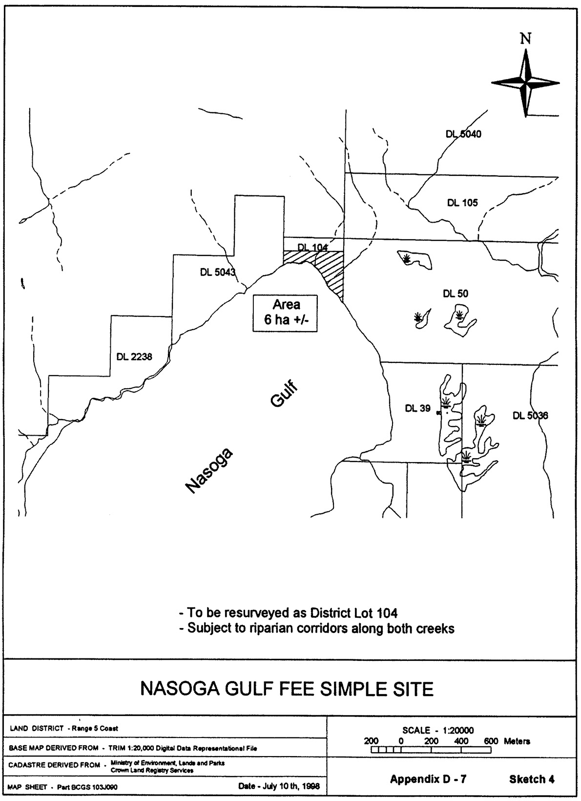 Sketch of Nasoga Gulf