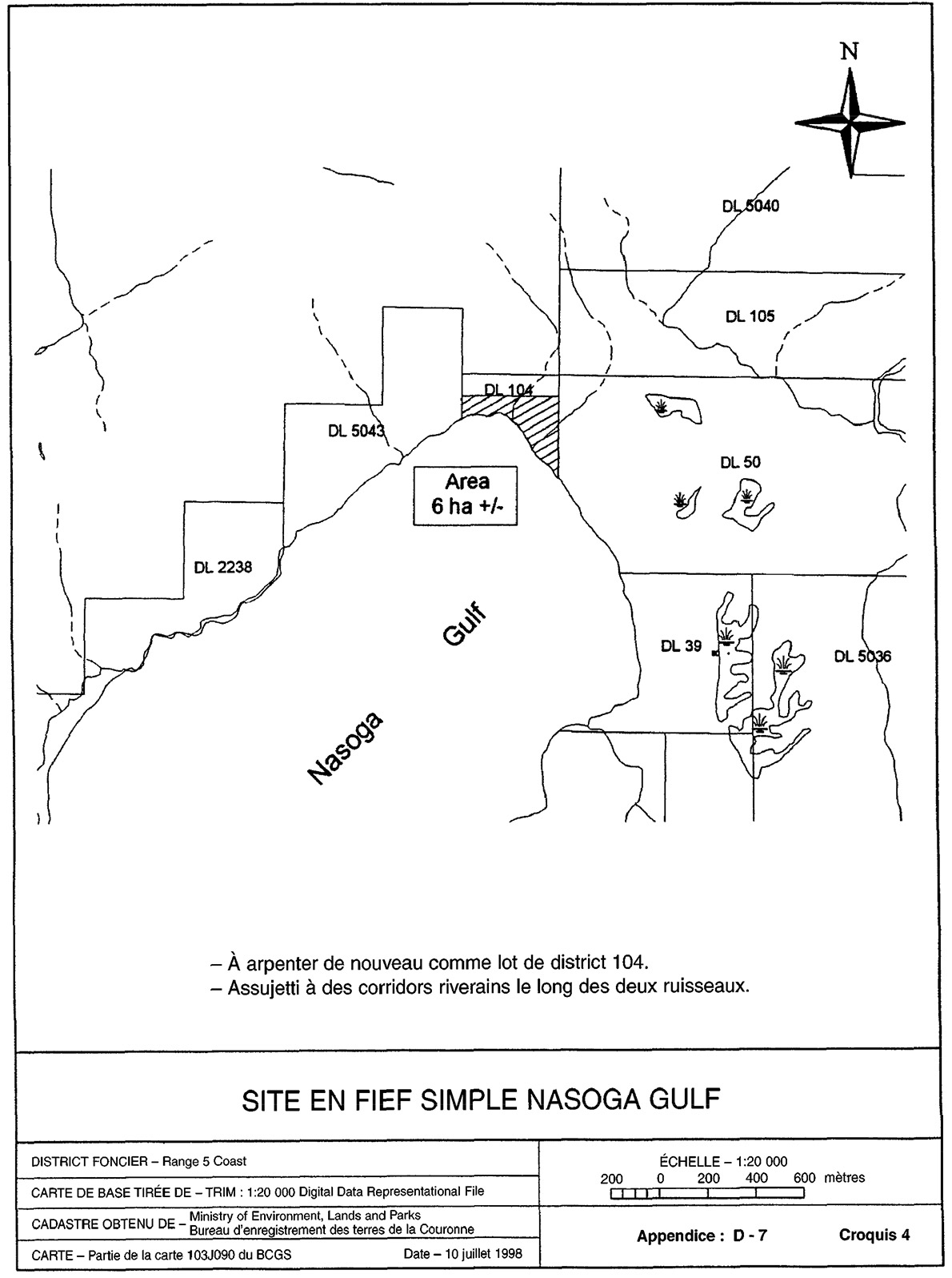 Croquis de Nasoga Gulf