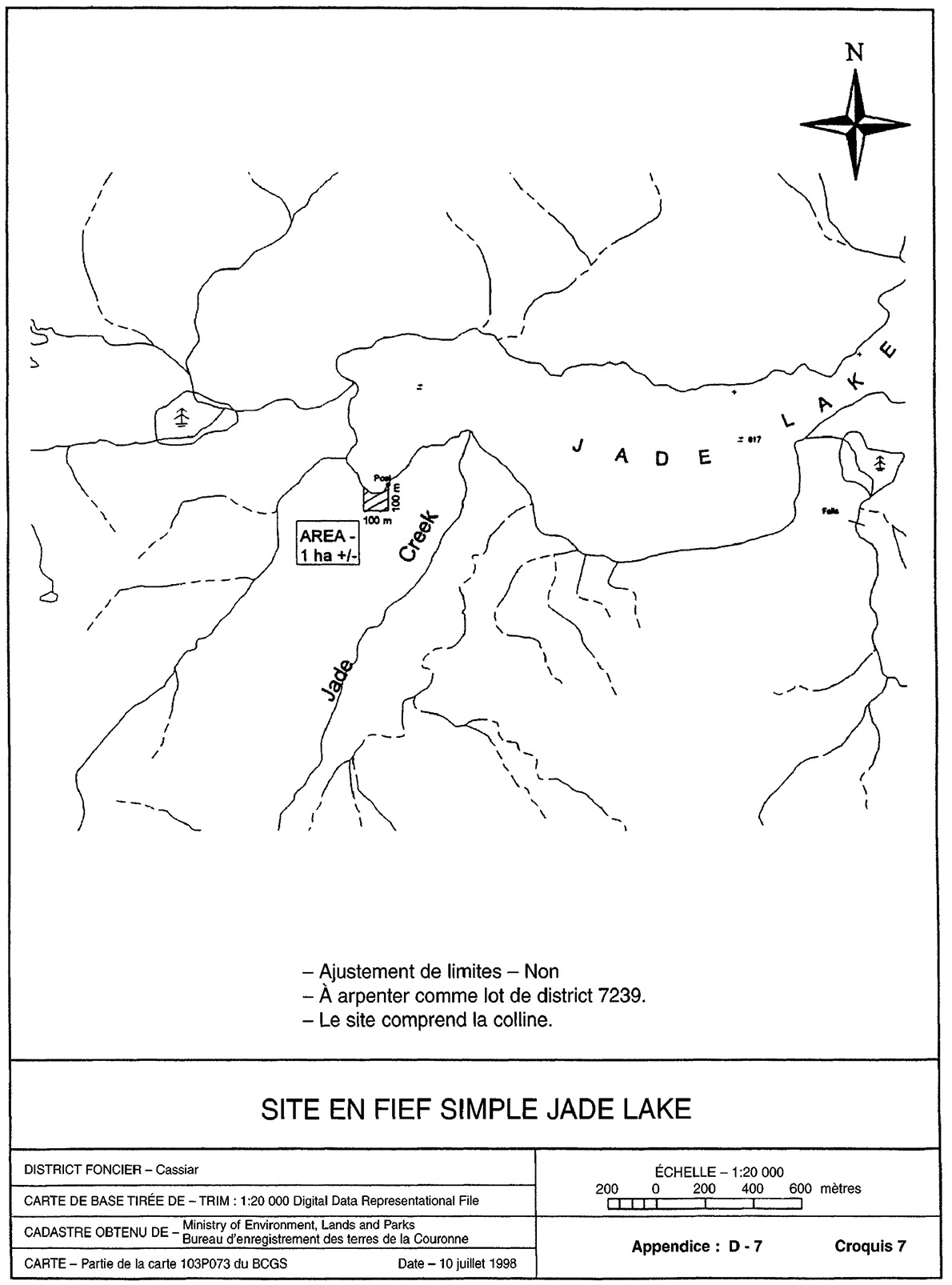 Croquis de Jade Lake