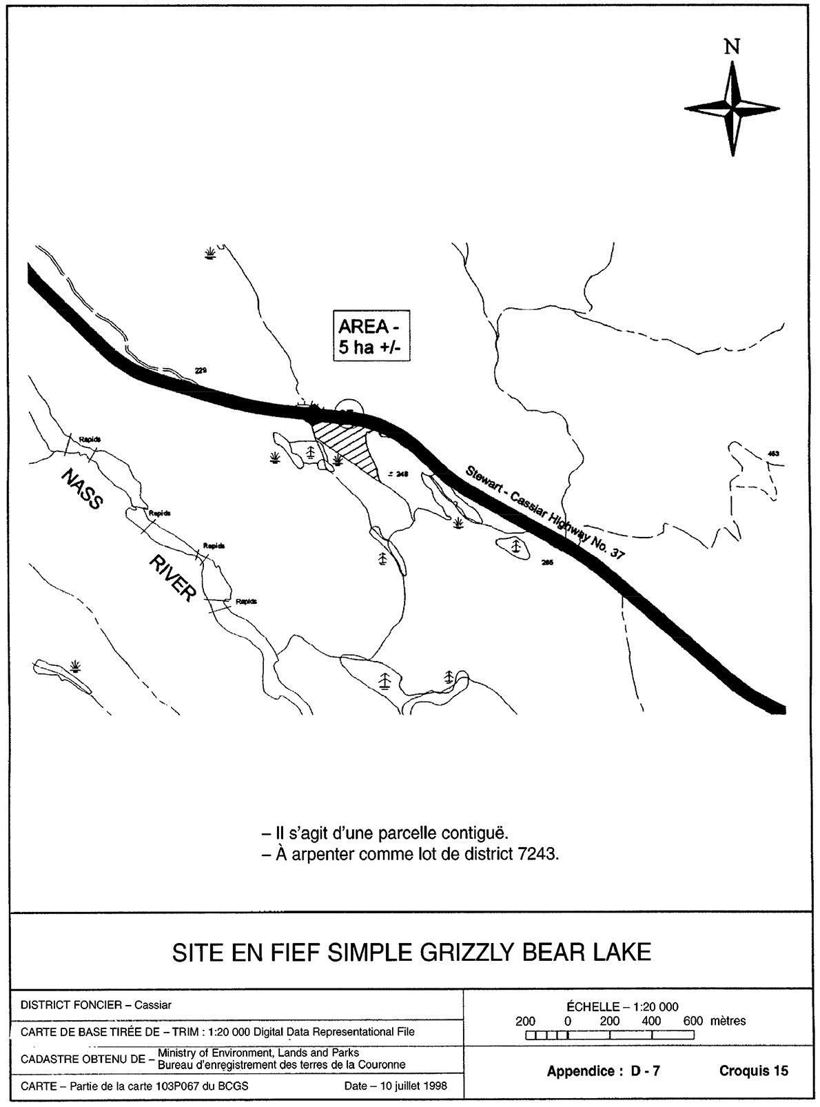 Croquis de Grizzly Bear Lake