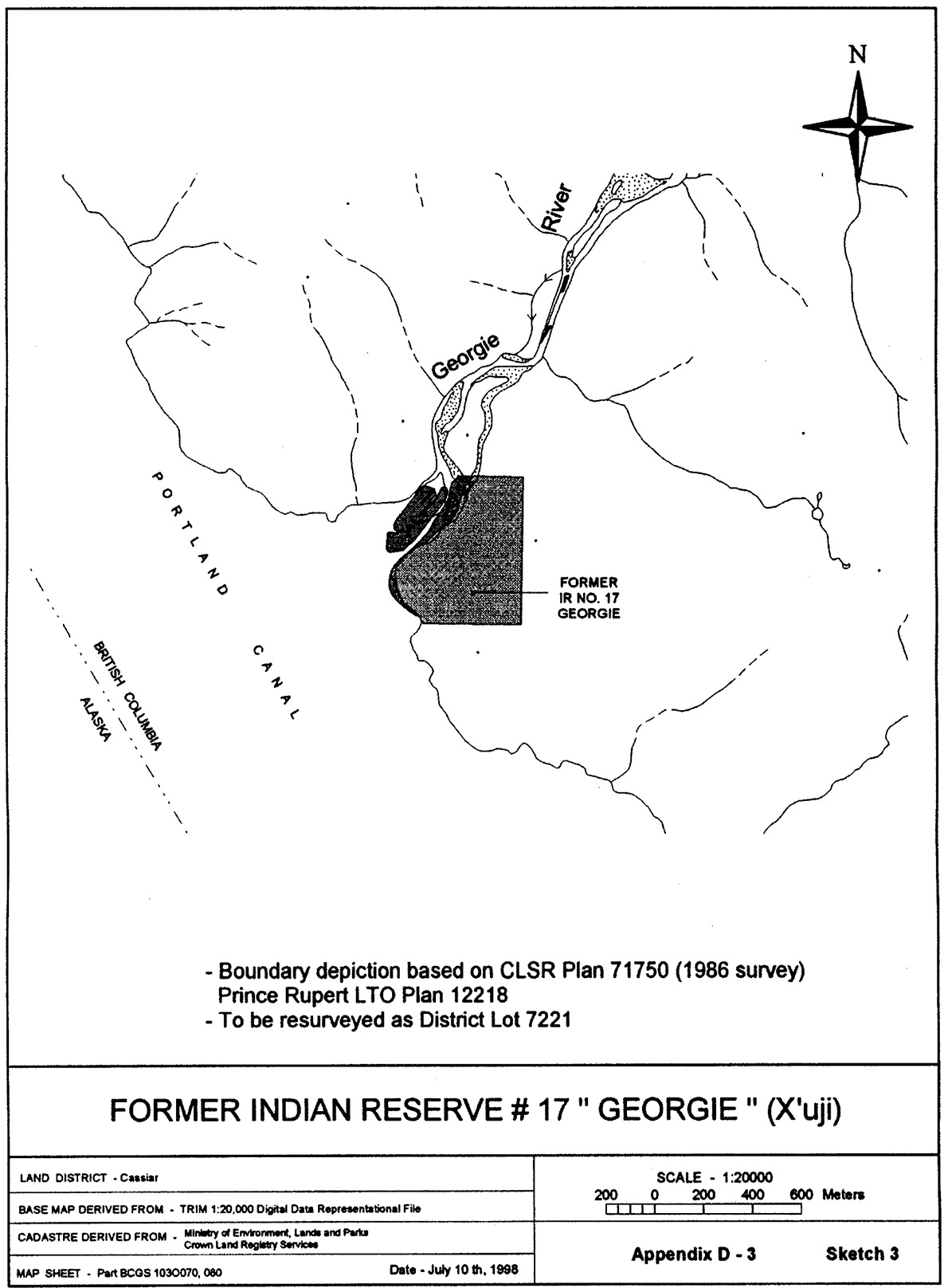 Former Indian Reserve No. 17 Georgie (X'uji)